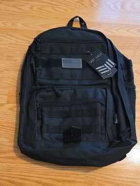 East West Black Tactical Backpack